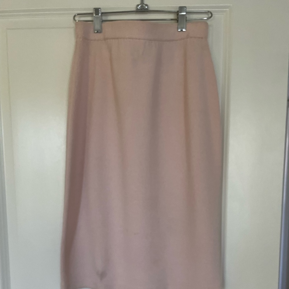 St John straight skirts knit fabric